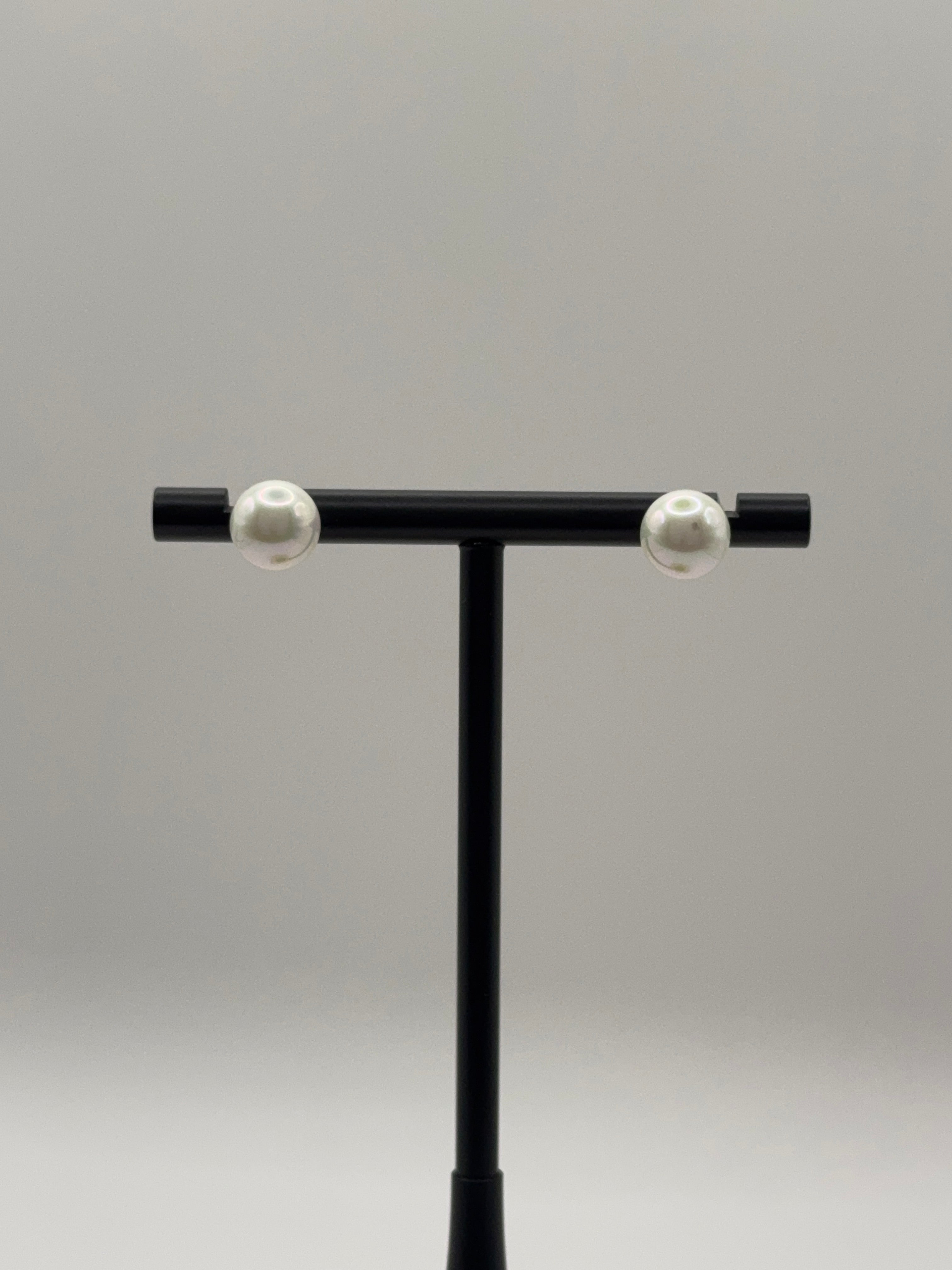 Classic Pearl Studs Zilver