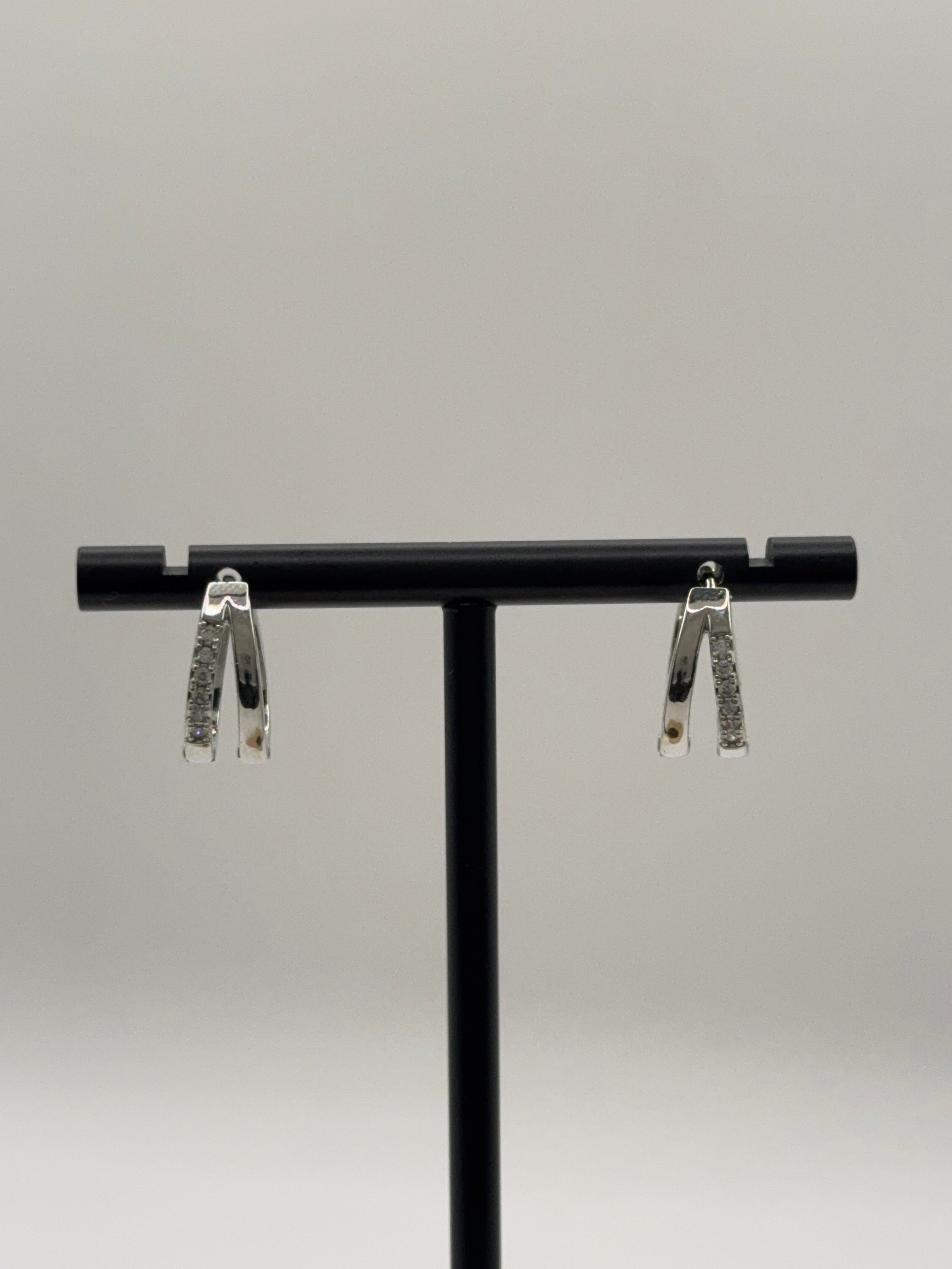 Stella Mini Hoops Zilver