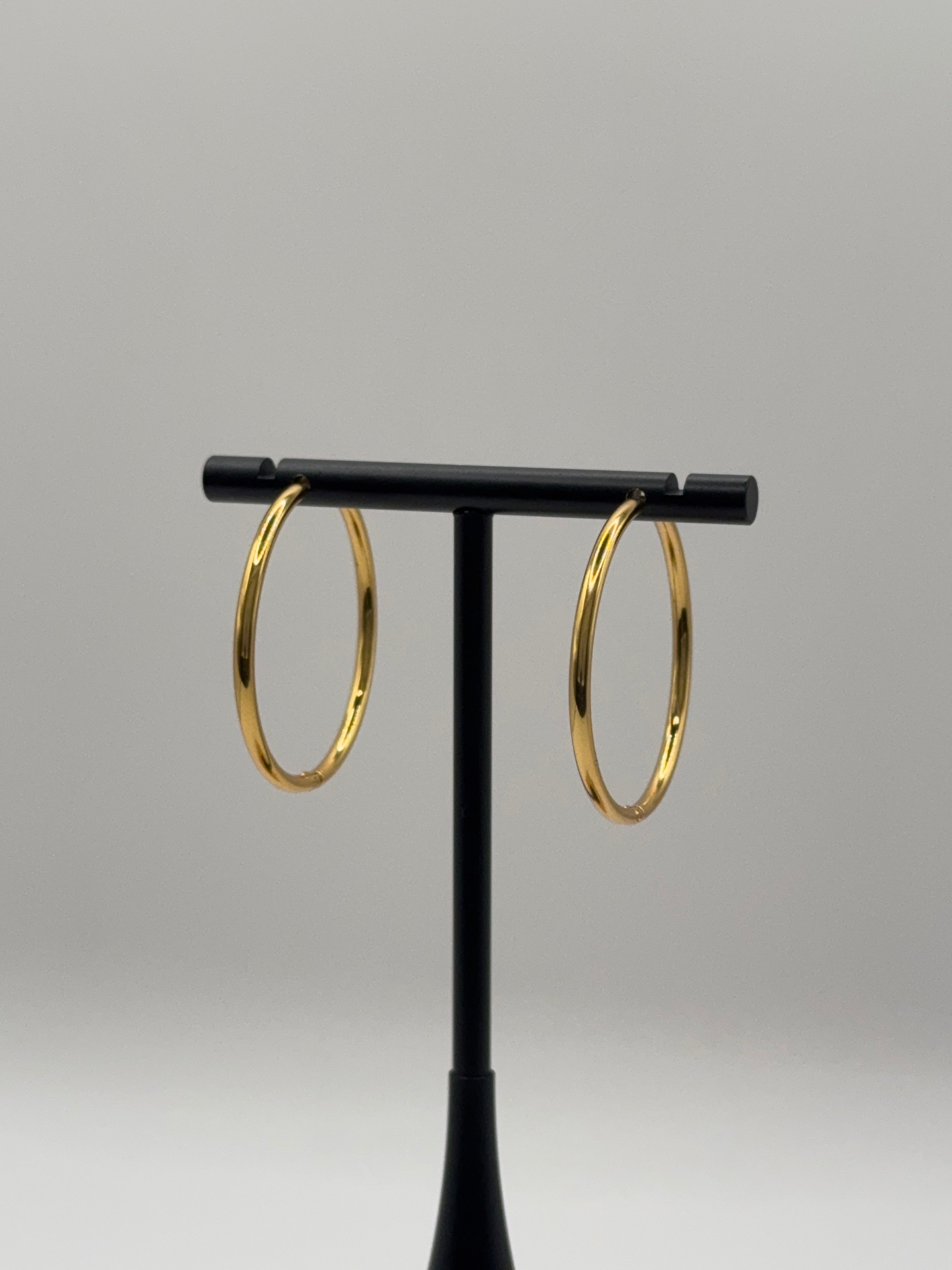 Pure Goud Hoops